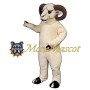 Wise White Goat Mascot Costume