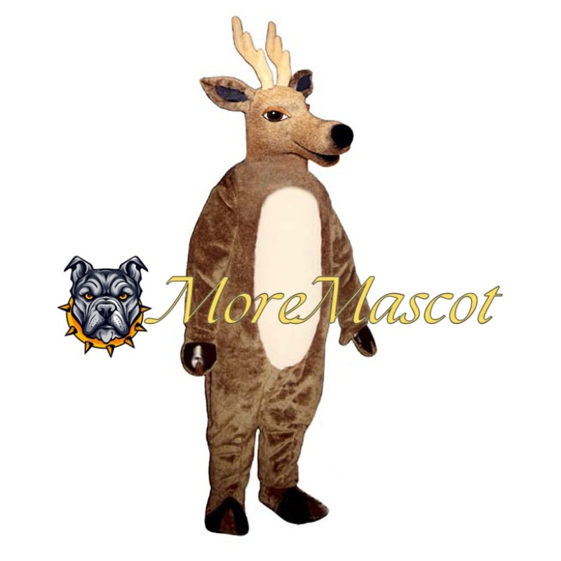 Friendly Reindeer Adult Mascot Costume