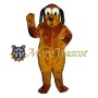 Brown Dog Adult Mascot Costume