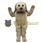 Soft Gray Dog Adult Mascot Costume