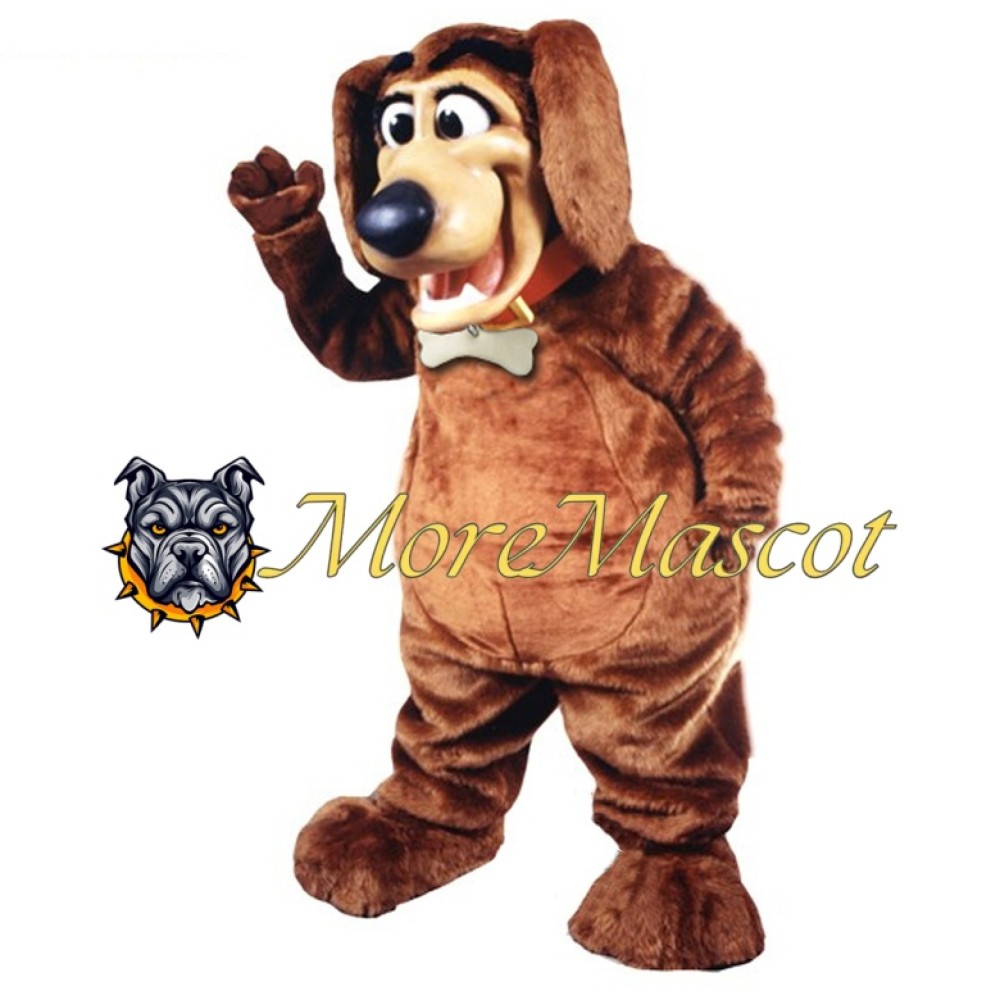 Brown House Dog Mascot Costume