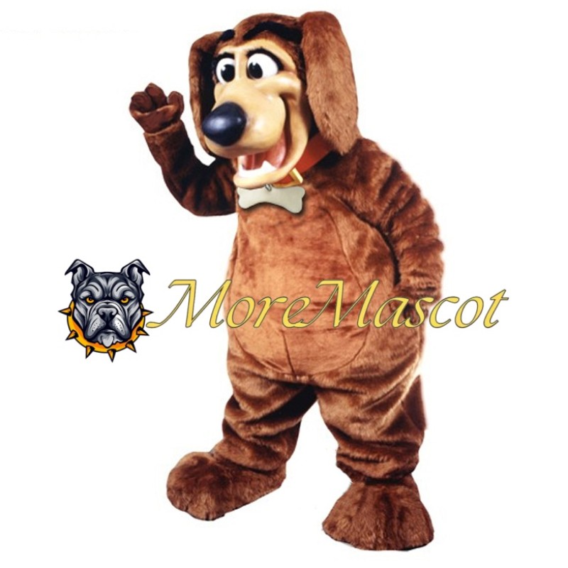 Brown House Dog Mascot Costume