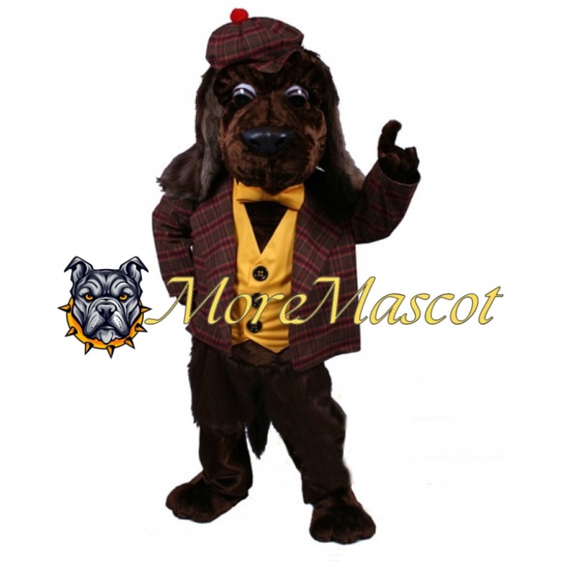 Gentleman Dog Mascot Costume