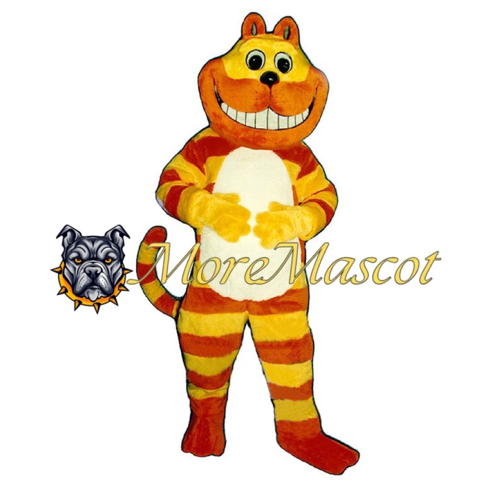 Striped Cat Mascot Costume