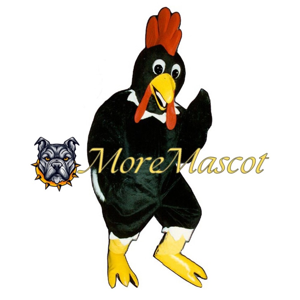 Black Chicken Mascot Costume