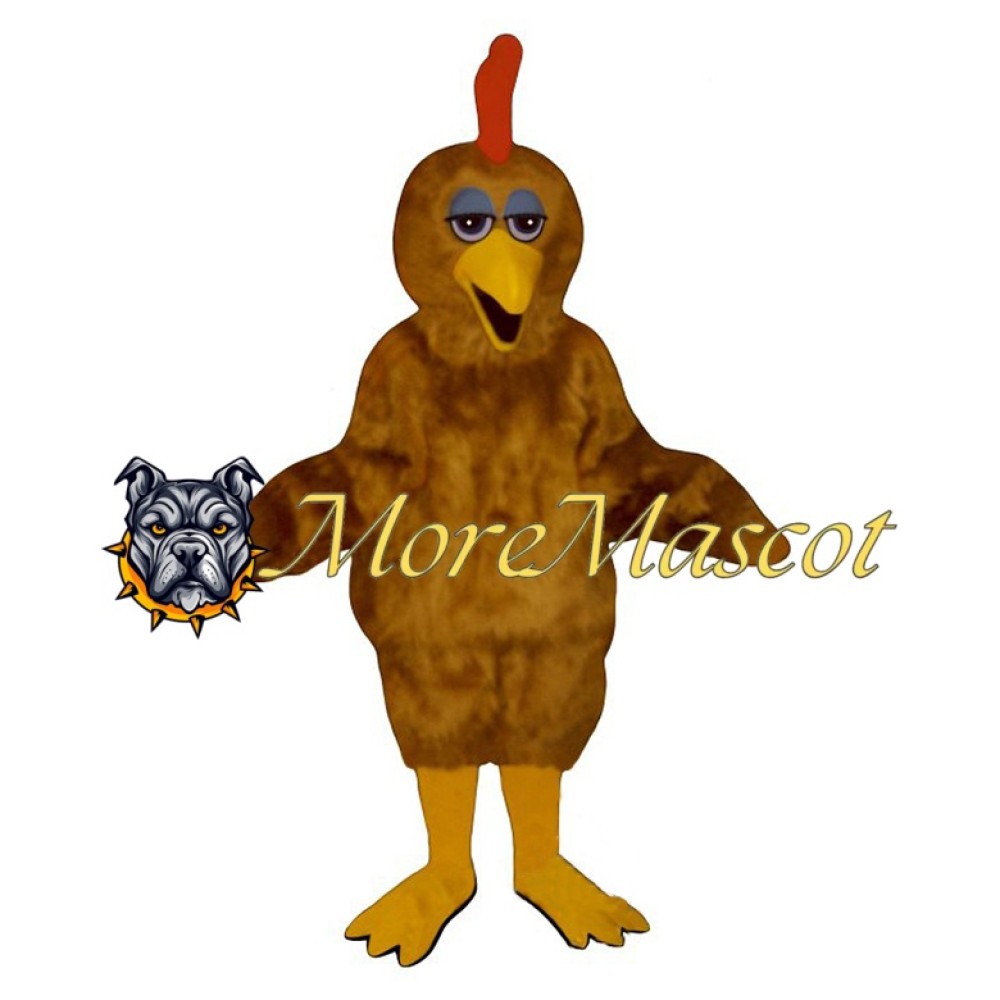 Brown Chicken Mascot Costume