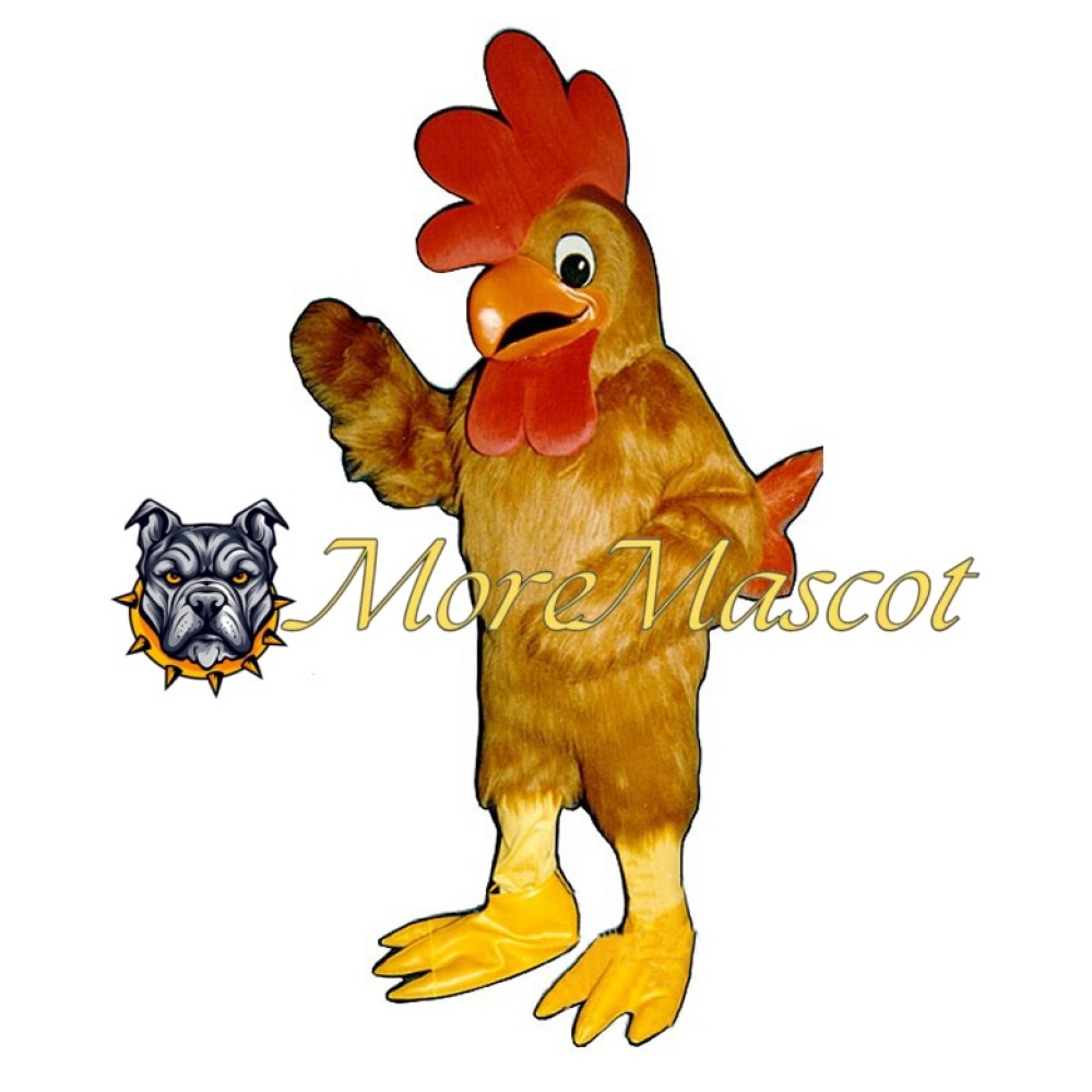 Plush Rooster Mascot Costume