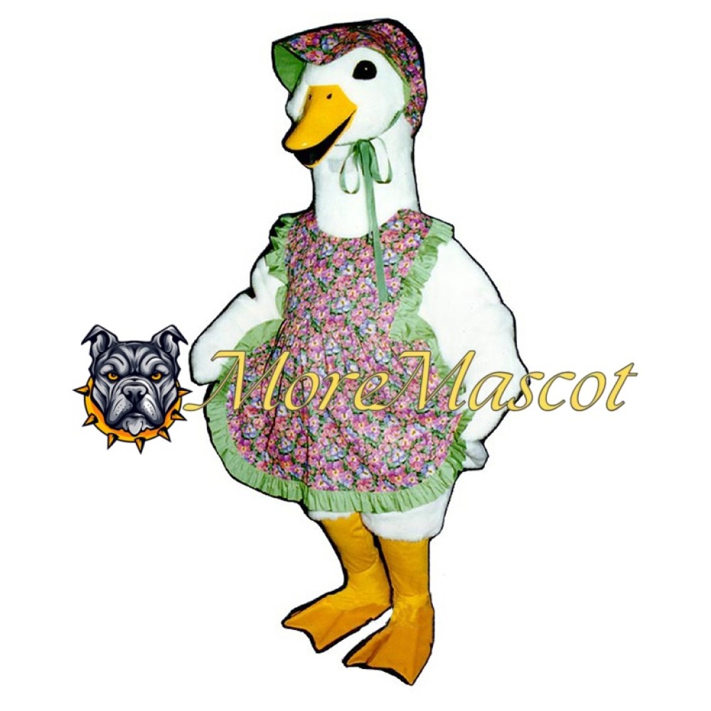 Beautiful White Goose Mascot Costume