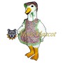 Beautiful White Goose Mascot Costume