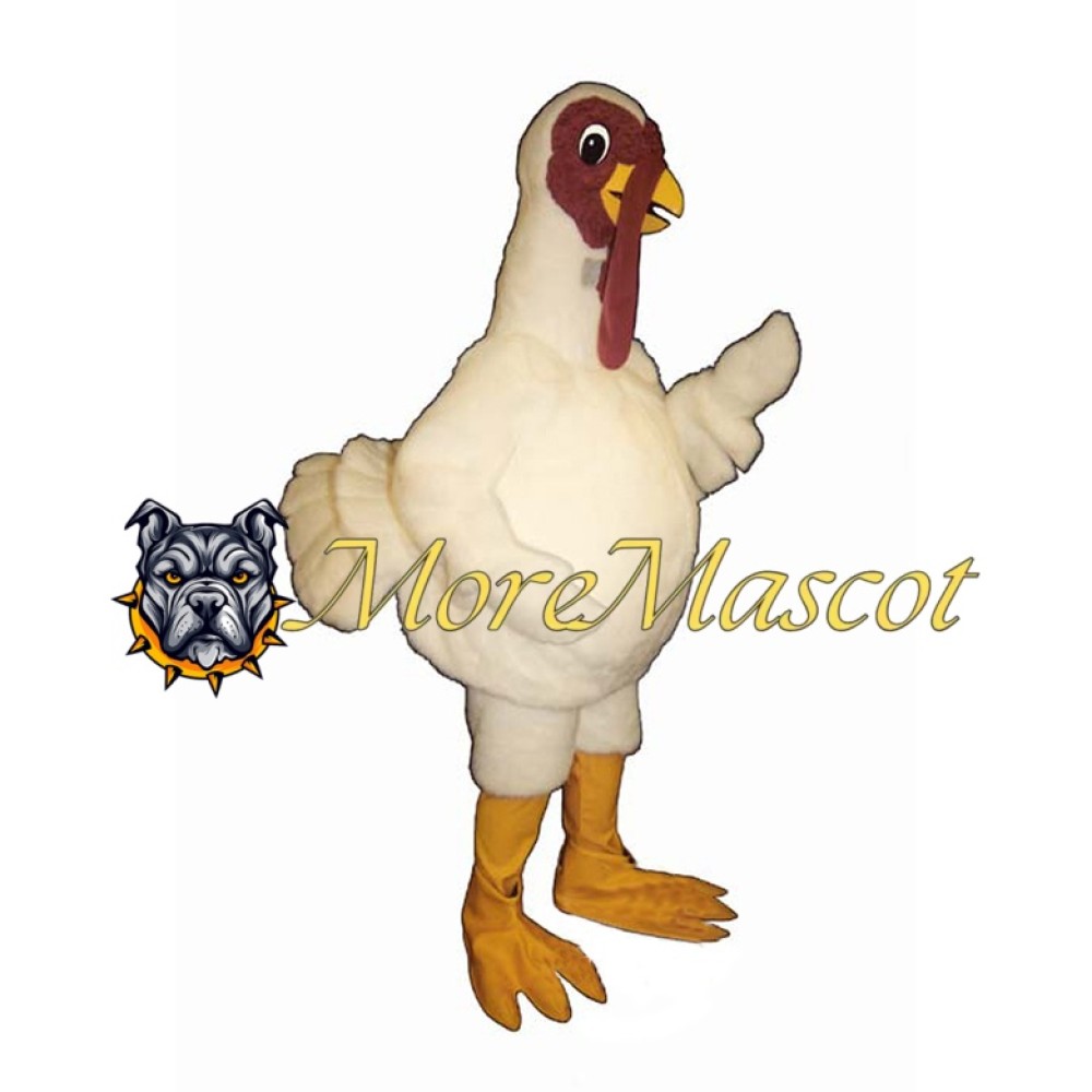 Adult White Chicken Mascot Costume