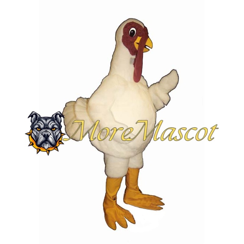 Adult White Chicken Mascot Costume