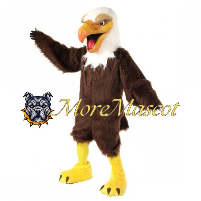 Superb Bald Eagle Mascot Costume