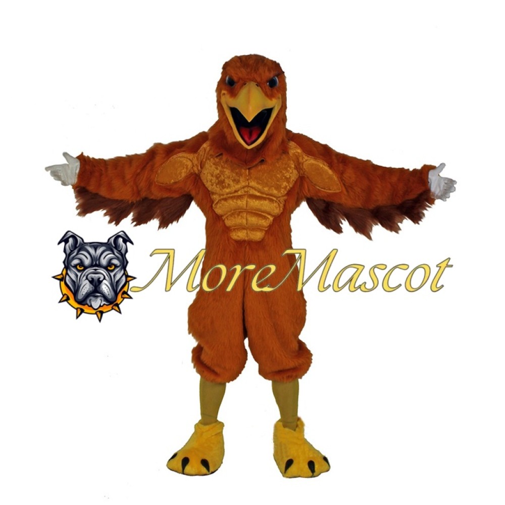 Superb Muscle Eagle Mascot Costume