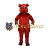 Red Pig Mascot Costume