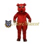 Red Pig Mascot Costume