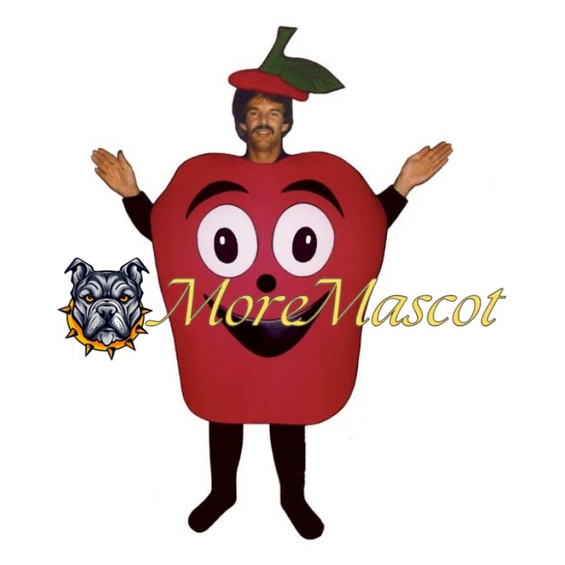 Cartoon Apple Mascot Costume