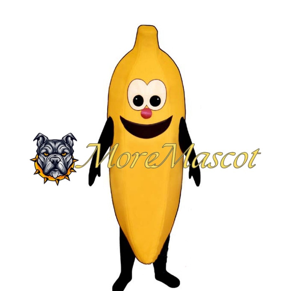 Smiling Banana Mascot Costume