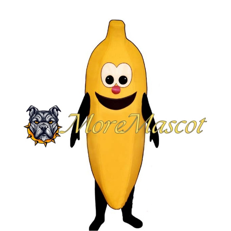 Smiling Banana Mascot Costume
