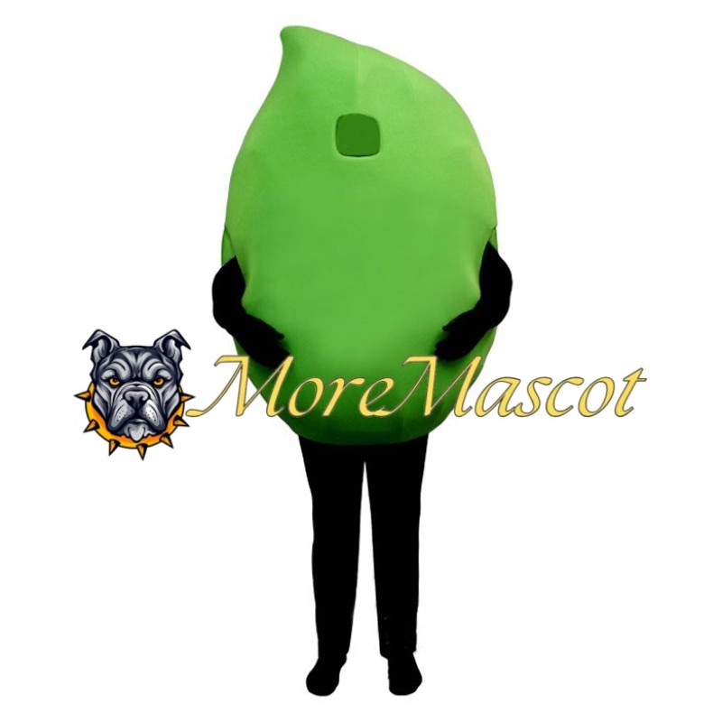 Green Mango Mascot Costume