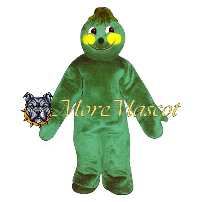 Happy Green Monster Mascot Costume