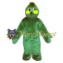 Happy Green Monster Mascot Costume