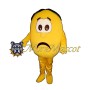 Sad Lemon Mascot Costume