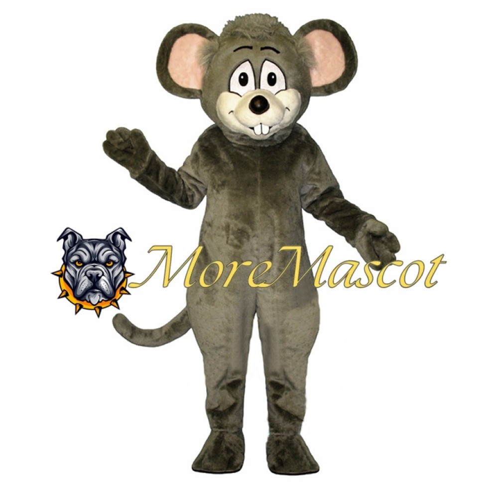 Gray Mouse Mascot Costume