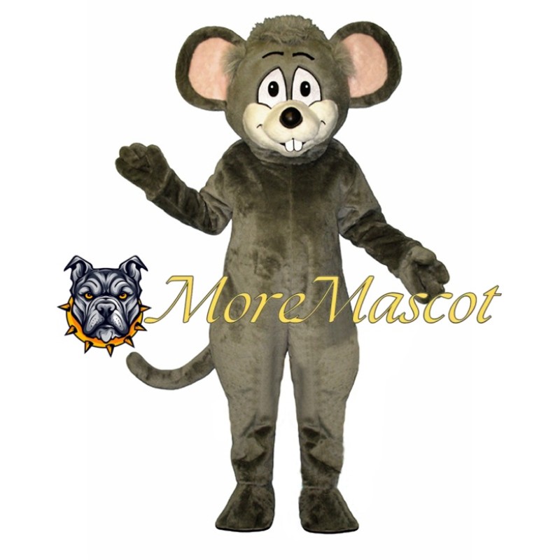 Gray Mouse Mascot Costume