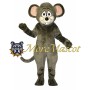 Gray Mouse Mascot Costume