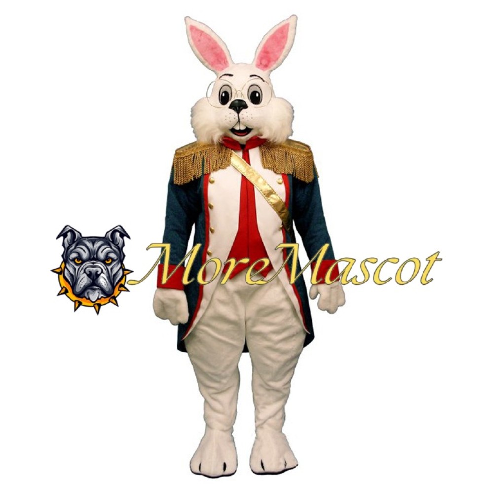 Commander Rabbit Mascot Costume