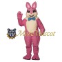 Easter Pink Bunny Mascot Costume
