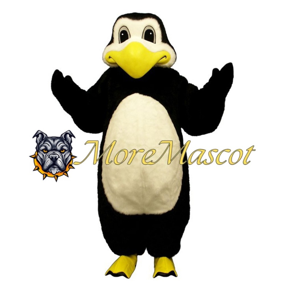 Strong Penguin Mascot Costume