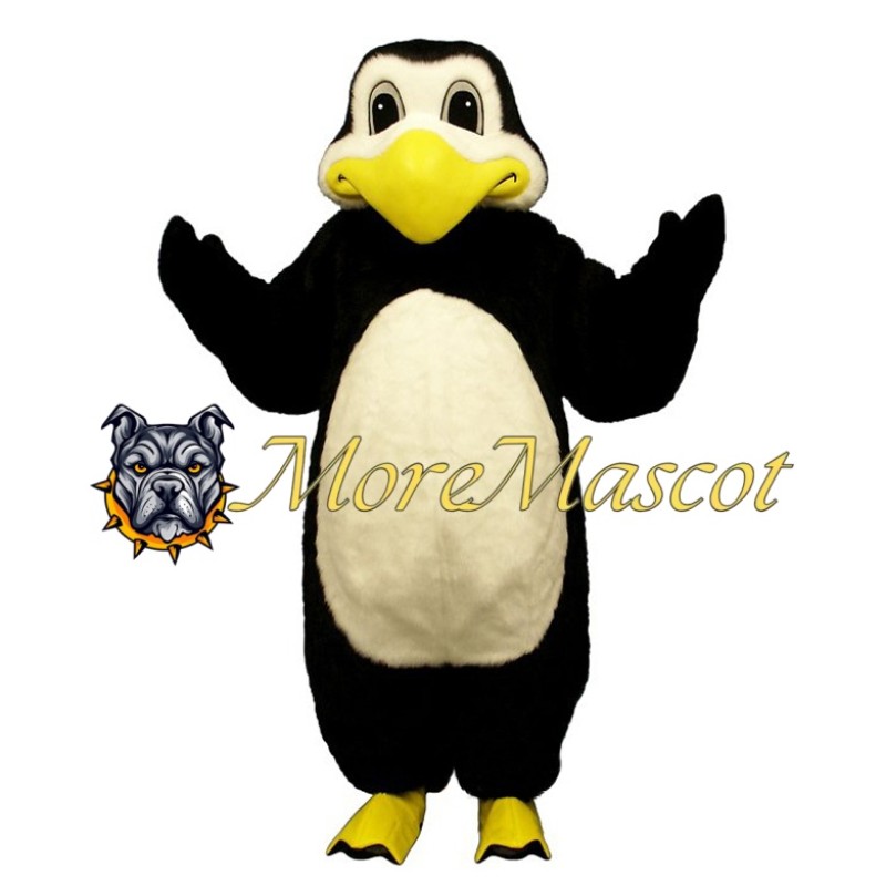 Strong Penguin Mascot Costume