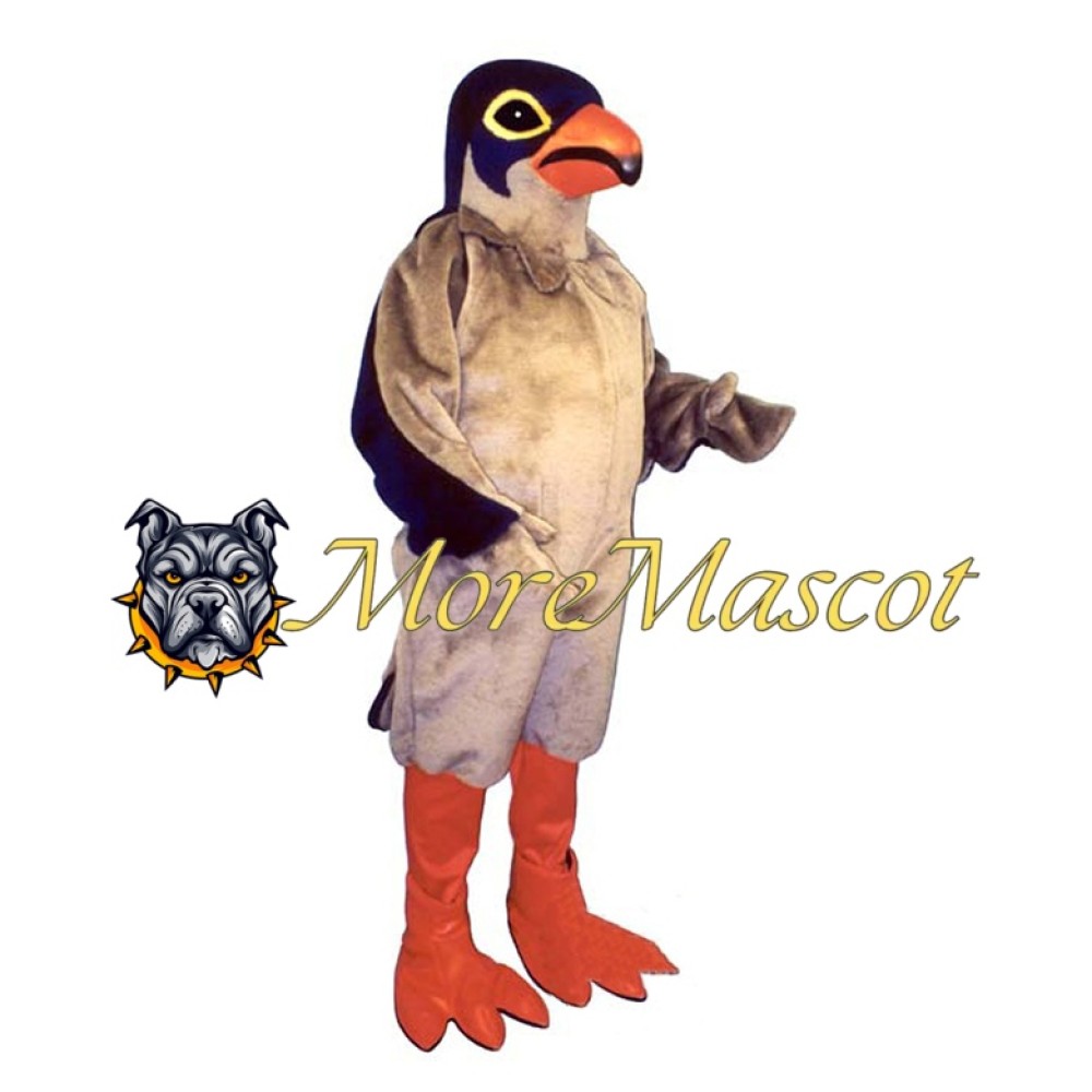 Gray Bird Mascot Costume