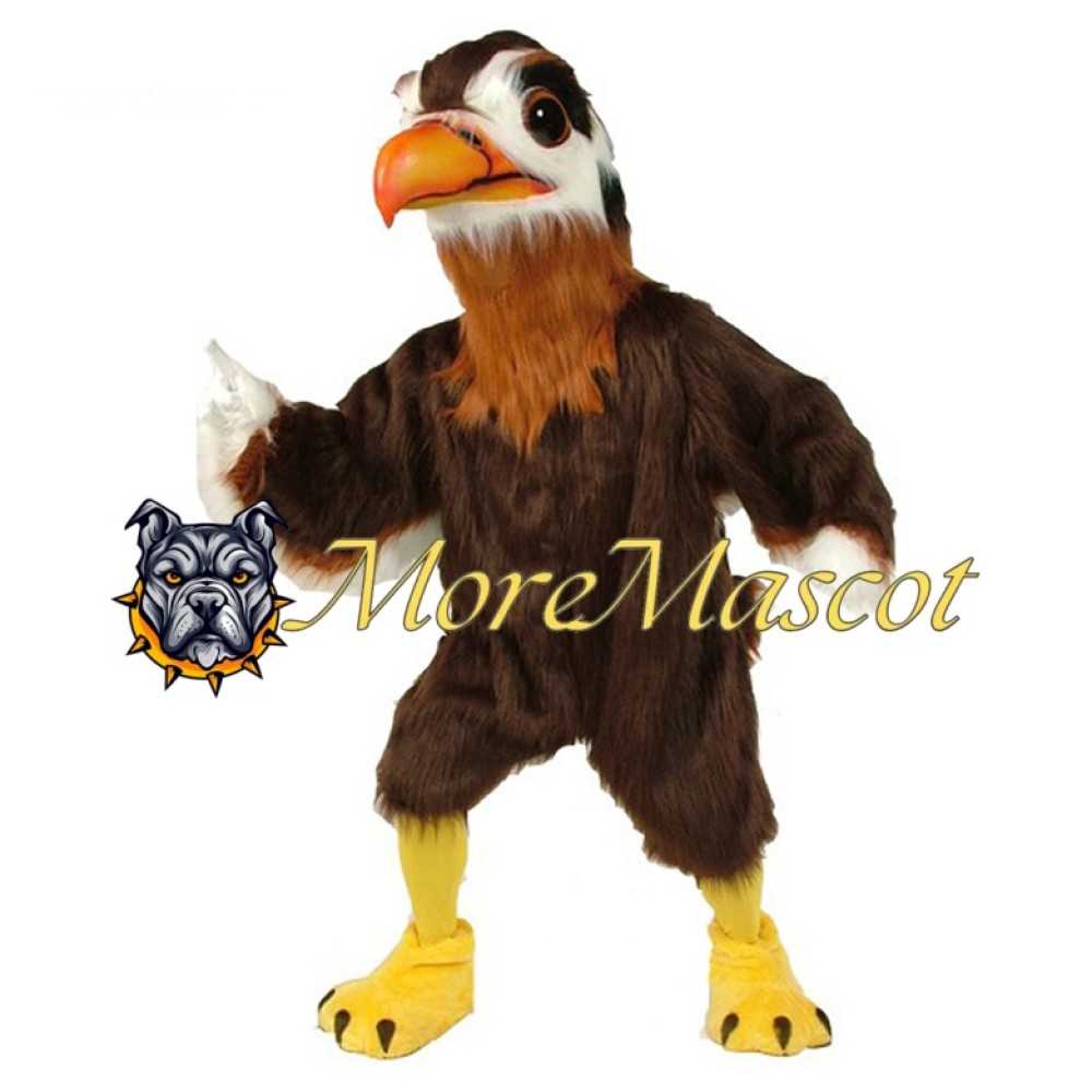 Adult Brown Eagle Mascot Costume