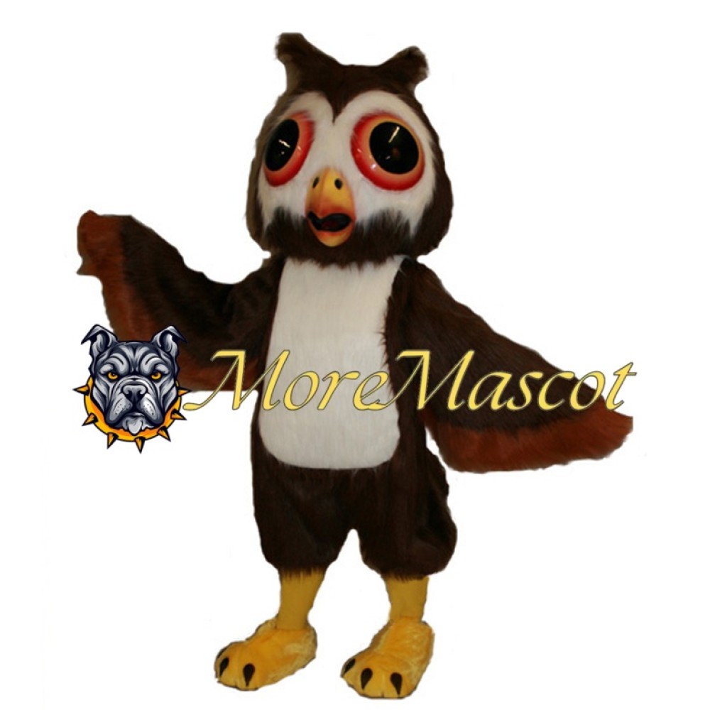 Soft Owl Mascot Costume