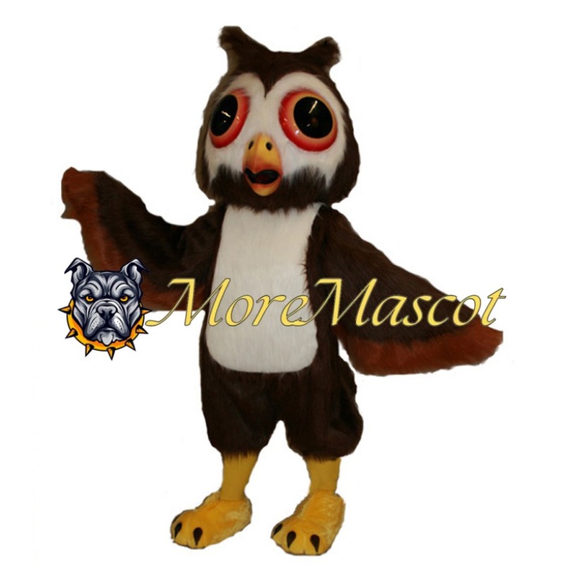 Soft Owl Mascot Costume