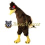 Brown Fierce Eagle Mascot Costume