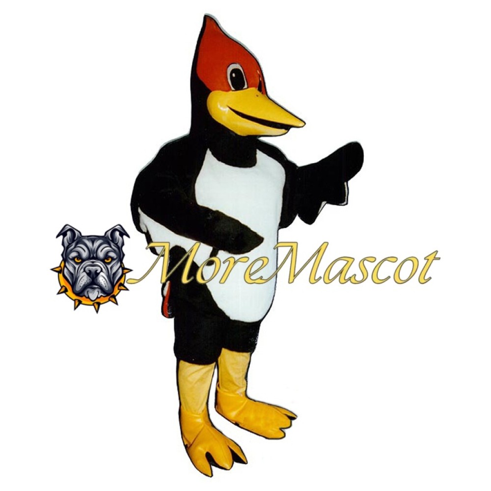 Black & White Bird Mascot Costume