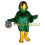Beautiful Green Parrot Mascot Costume