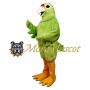 Realistic Green Bird Mascot Costume