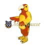 Red and Yellow Bird Mascot Costume