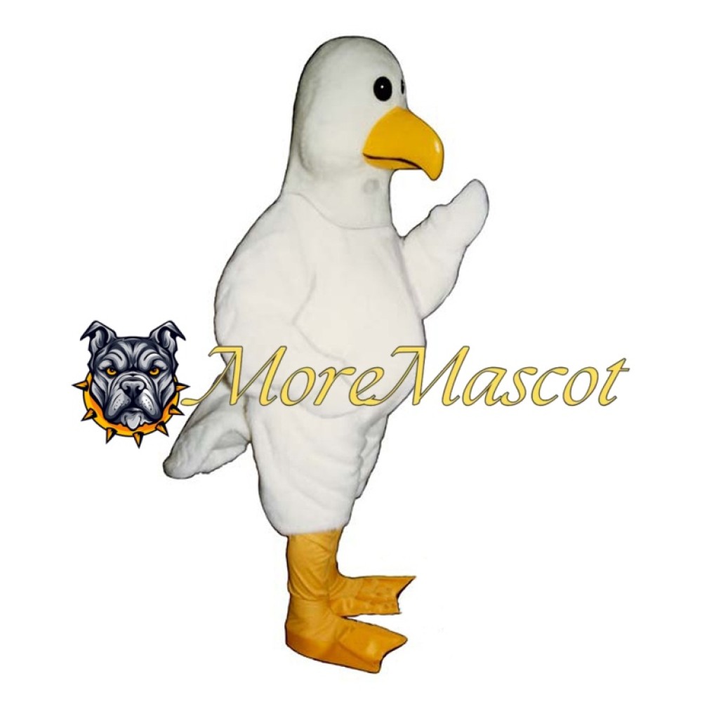 White Bird Adult Mascot Costume