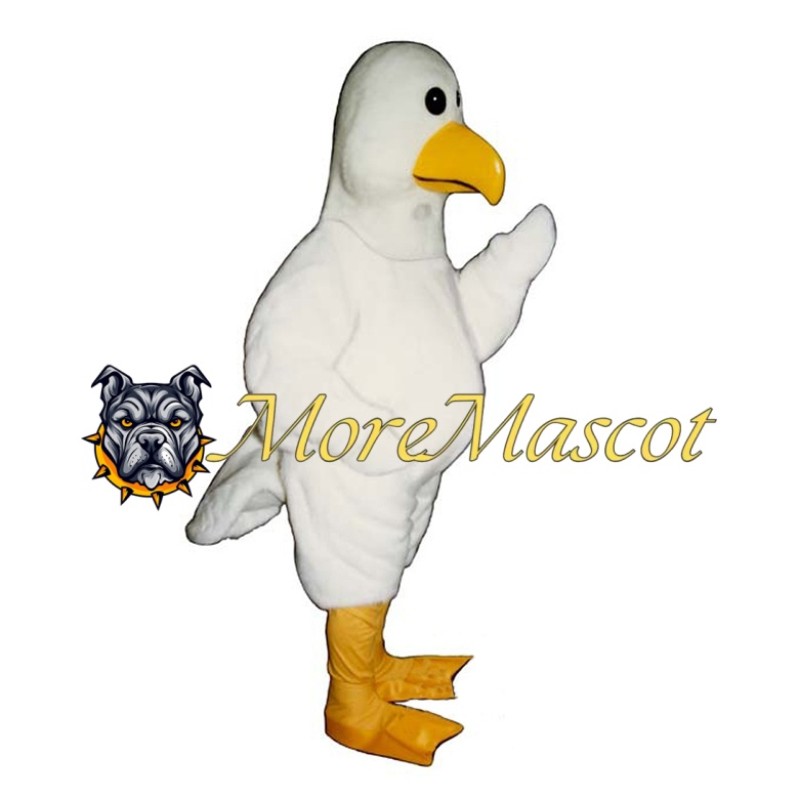 White Bird Adult Mascot Costume