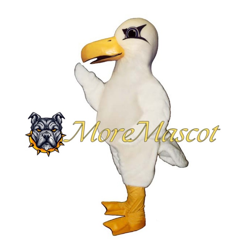 Superb White Bird Mascot Costume