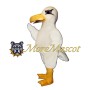 Superb White Bird Mascot Costume