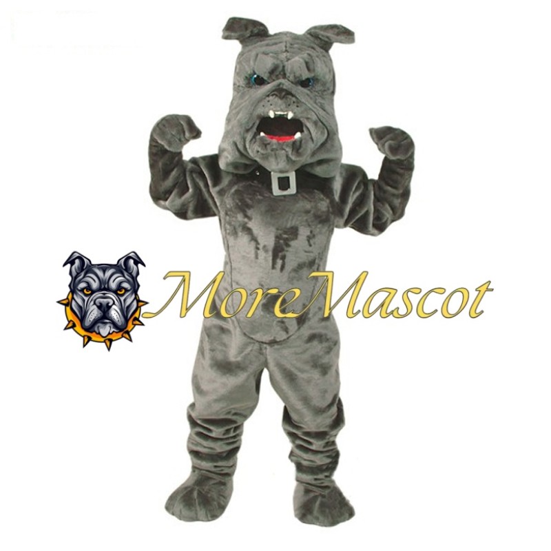 Powerful Bulldog Mascot Costume