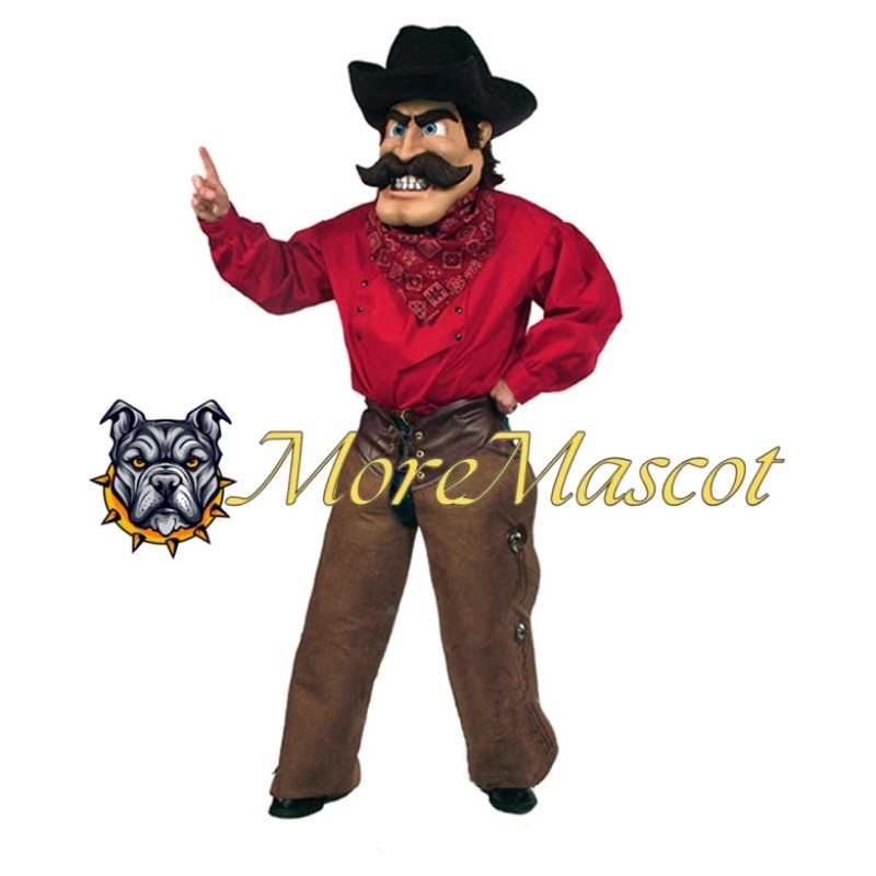 Cowboy Adult Mascot Costume