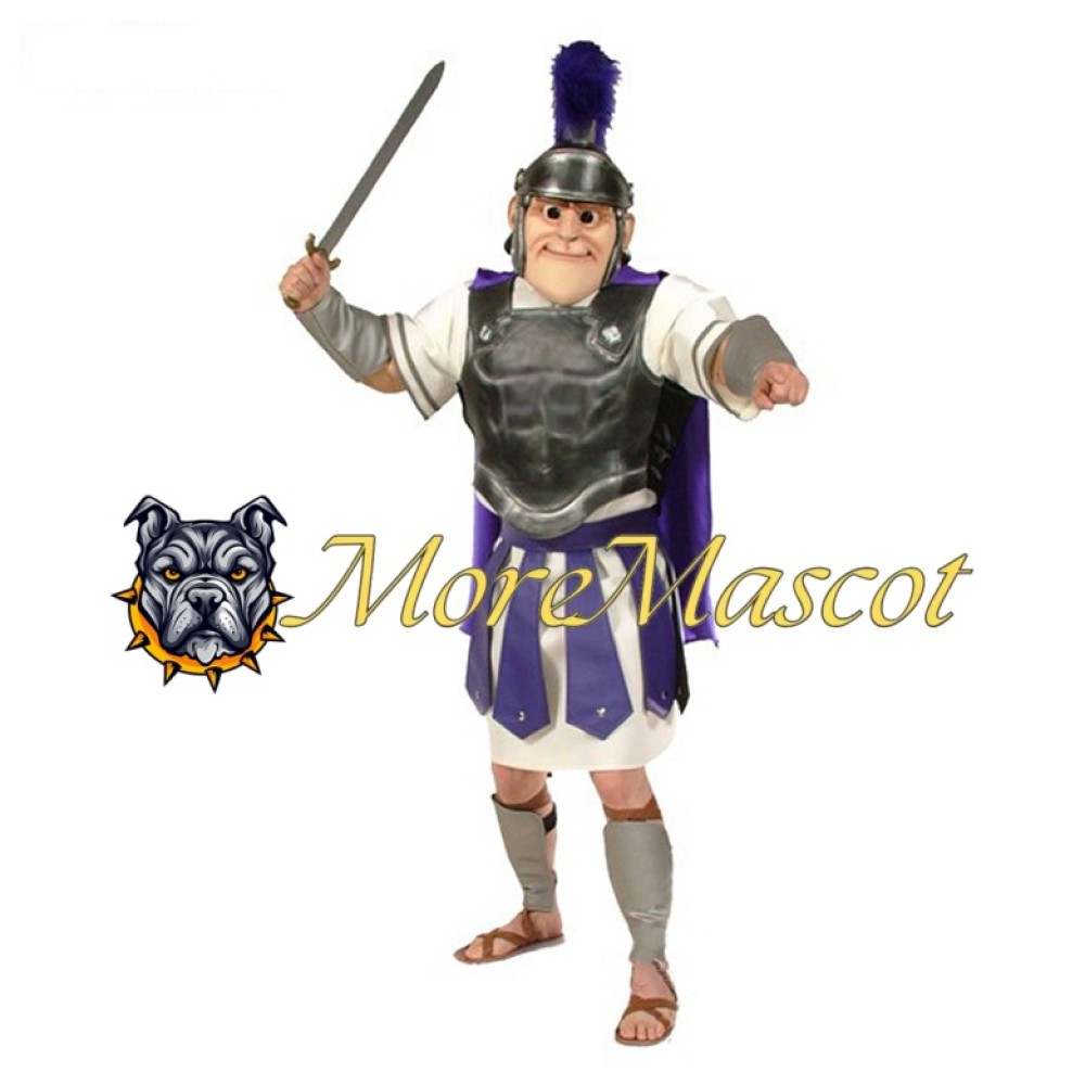 Black & Purple Knight Mascot Costume