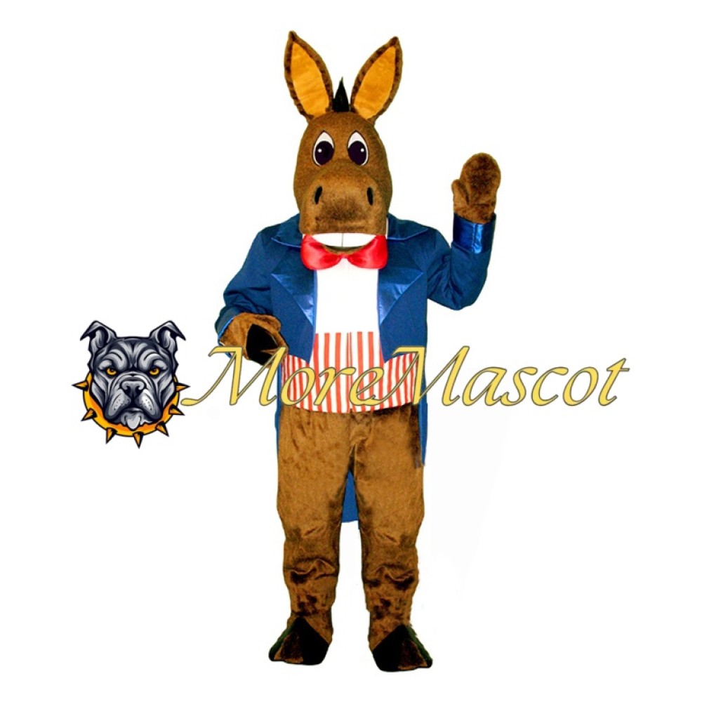 Gentleman Donkey Mascot Costume